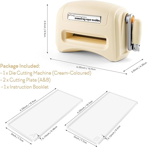 Miniatura 7 de Máquinas de troquelado para manualidades, máquina de grabado de troquelado de bricolaje, tarjetas de papel, manualidades, álbumes de recortes,