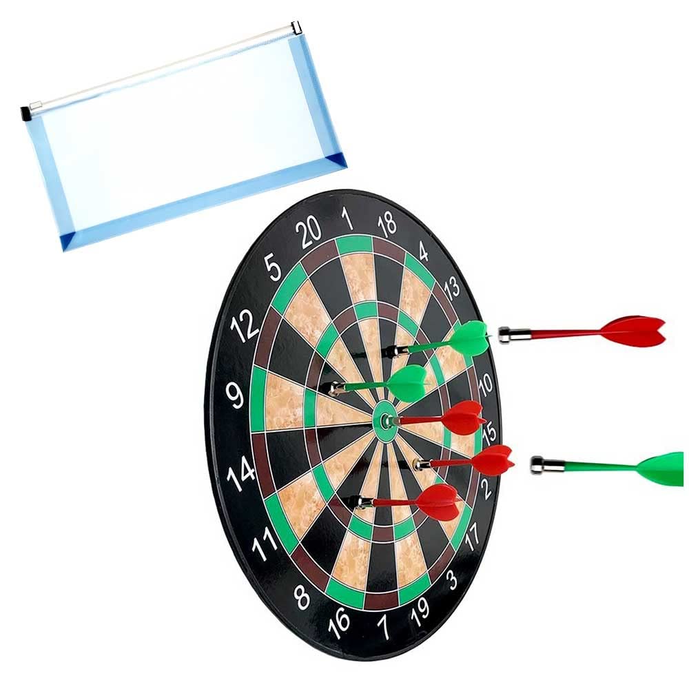 omura playset | 11.5" magnetic dart set | bonus: multi-purpose pouch (color may vary)