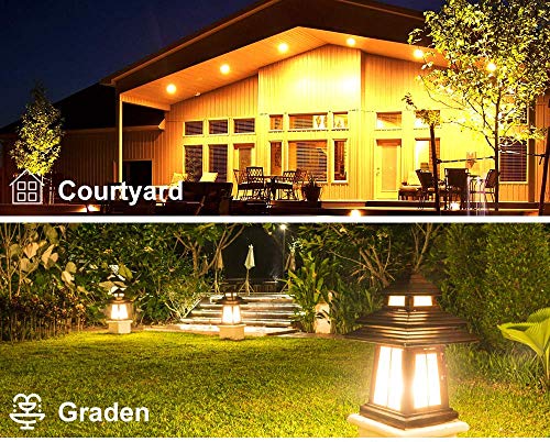 Bayshe G4 Led Bulb 3.5W 350Lm 2700K Warm White (12Volt 40Watt Equivalent) Ceramic Ac/Dc12V T3 Bi-Pin Base Light For Outdoor Landscape Path Deck Step Paver Lighting,Not Dimmable 6-Pack #TOP3