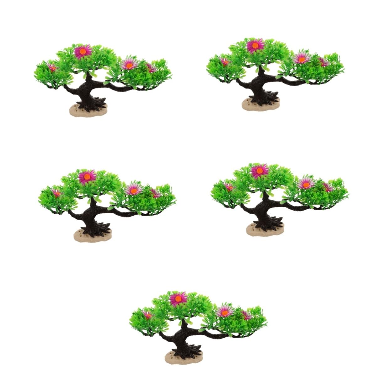 BESPORTBLE 5 Stücke Künstliche Pflanzen Baum Für Aquarium Dekorationen Aquarium Landschaft Prop