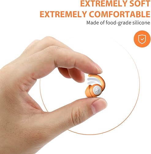 Miniatura 6 de BUENSUENO - Tapones para los oídos con cancelación de ruido para dormir trabajo natación bloqueo de sonido para dormir concierto naranja HM