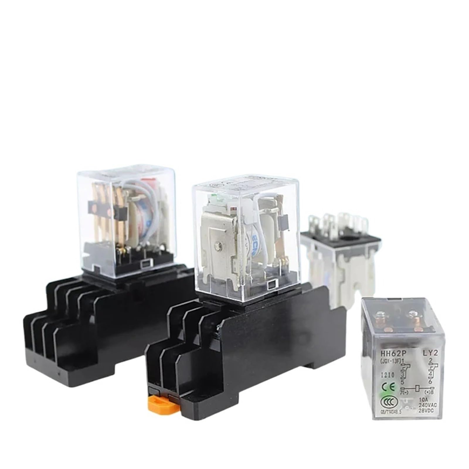 Relais électromagnétique triphasé 380v compact HH63P AC à base amovible - 3