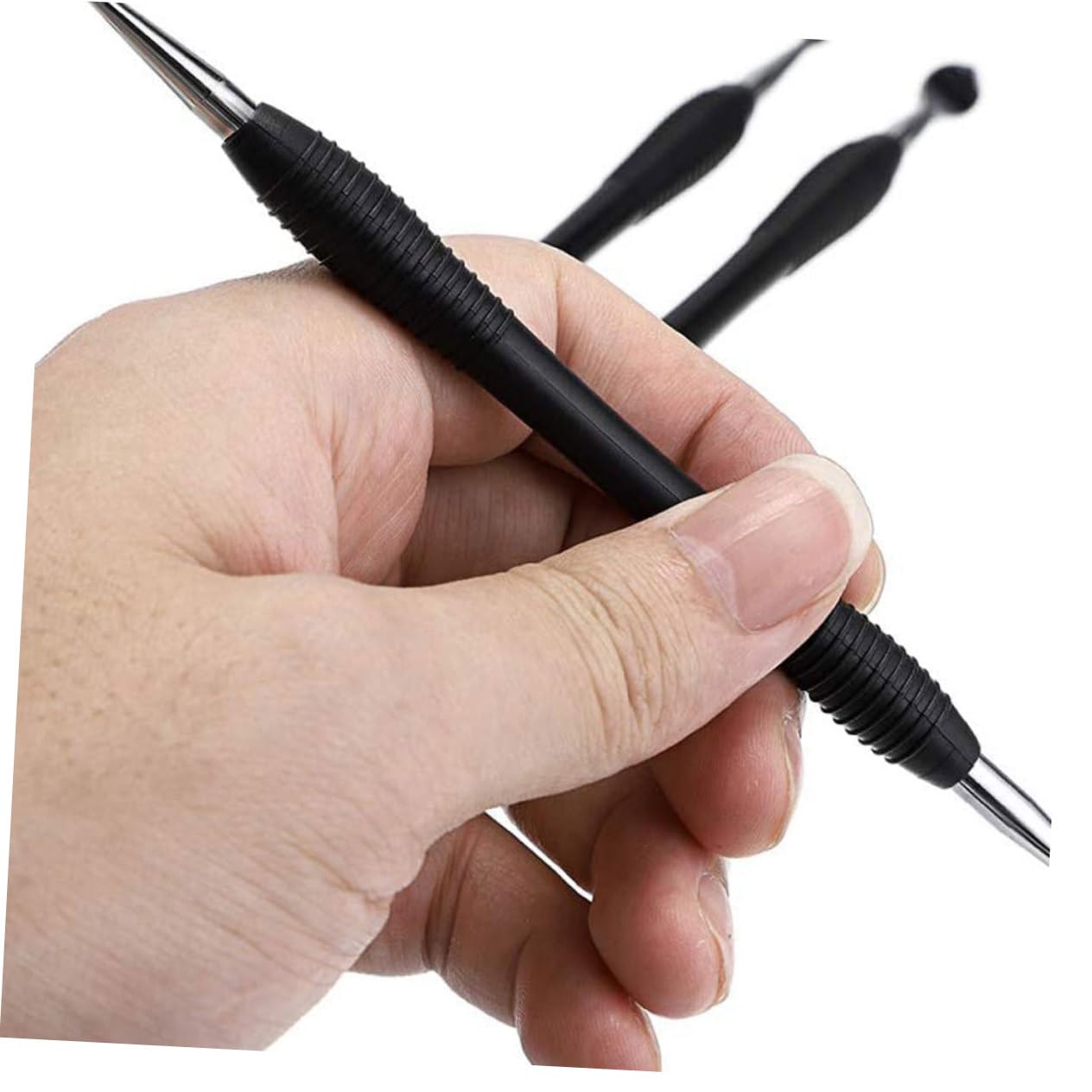 jojofuny 2 Series 2 Juegos De Herramientas Para Tallar Cuero Herramientas De Biselado Herramientas Para Esculpir Herramientas De Punzón Kit De Tallado Artesanal Herramienta 3 piezas*2