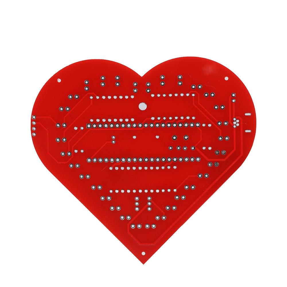 Led Heart Pcb Kolorowe 12 × 10 × 1 Diy Kolorowe Modu?y Mcu Lampa w Kszta?cie Serca Lampa Elektroniczna Zestaw P?ytek Drukowanych led heart kit led circuit imprimé Leiterplatten