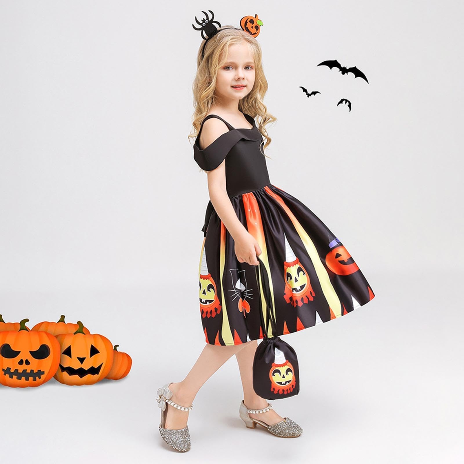 Vestito di Halloween per Bambina Accessori Cosplay per Travestimento
