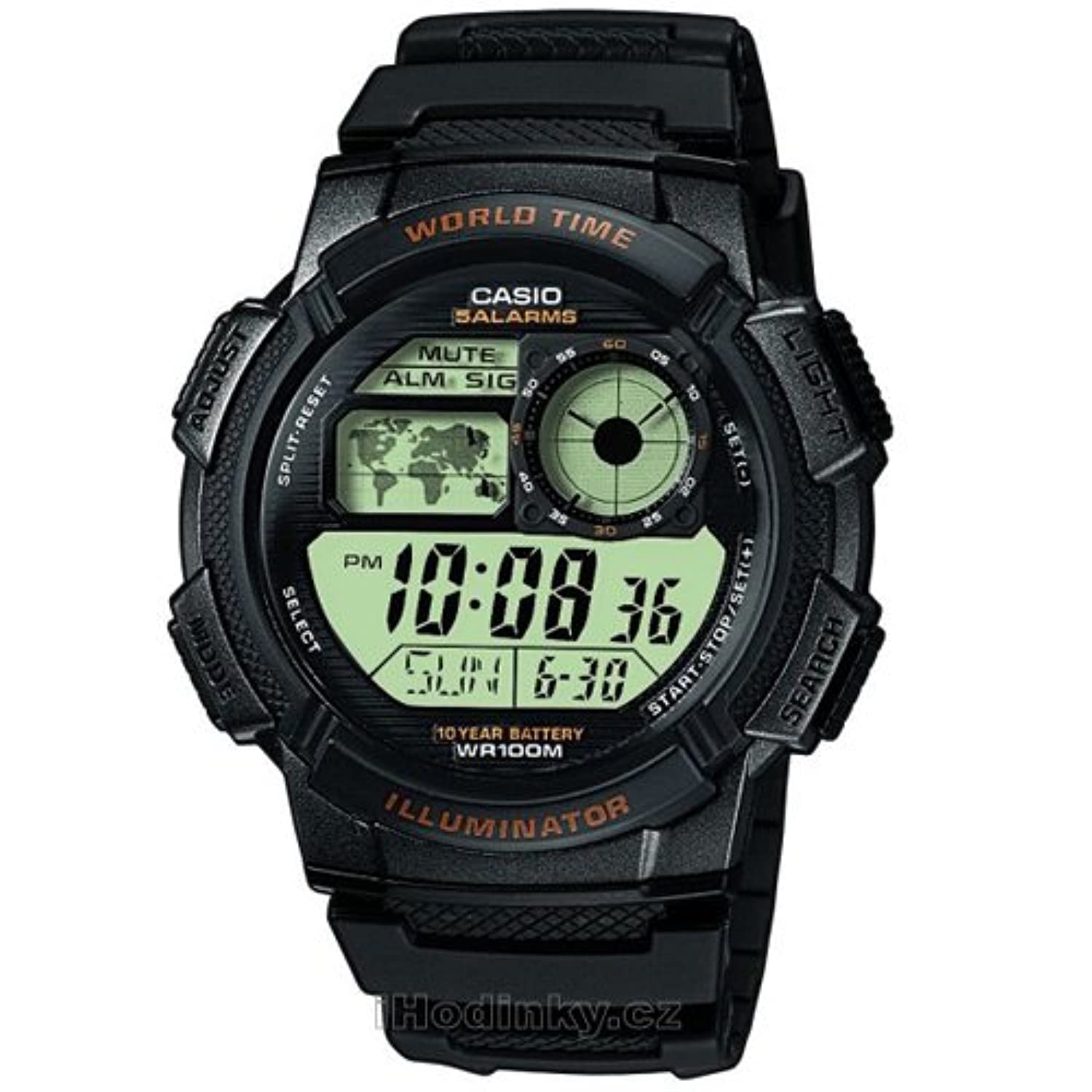 CasioAE‎‐1000W‎‐1AVDF Resin Watch‎‐ Black