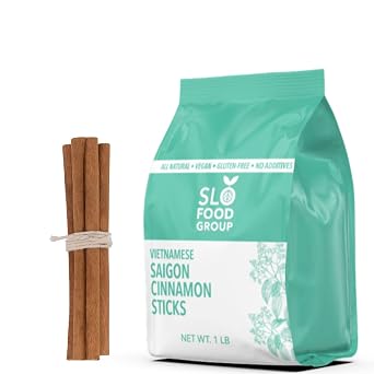 Slofoodgroup Saigon Cinnamon Sticks ، قرفة الريشات من فيتنام للطبخ والخبز (16 أونصة)