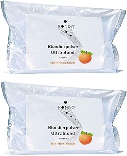 Rondo Polvo decolorante ultrablond 500 g bolsa con aroma a melocotón rubio (2 bolsas)