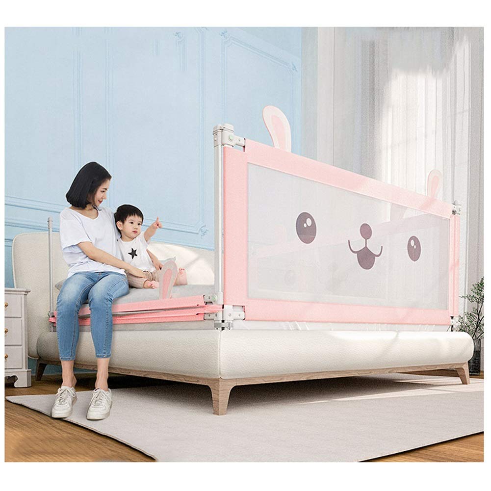 Rieles para Cama para Niños, Barandilla De Seguridad Valla para Cama Cama Grande Deflector Universal Elevación Vertical Ajuste De 6 Velocidades (Color:A-150CM)