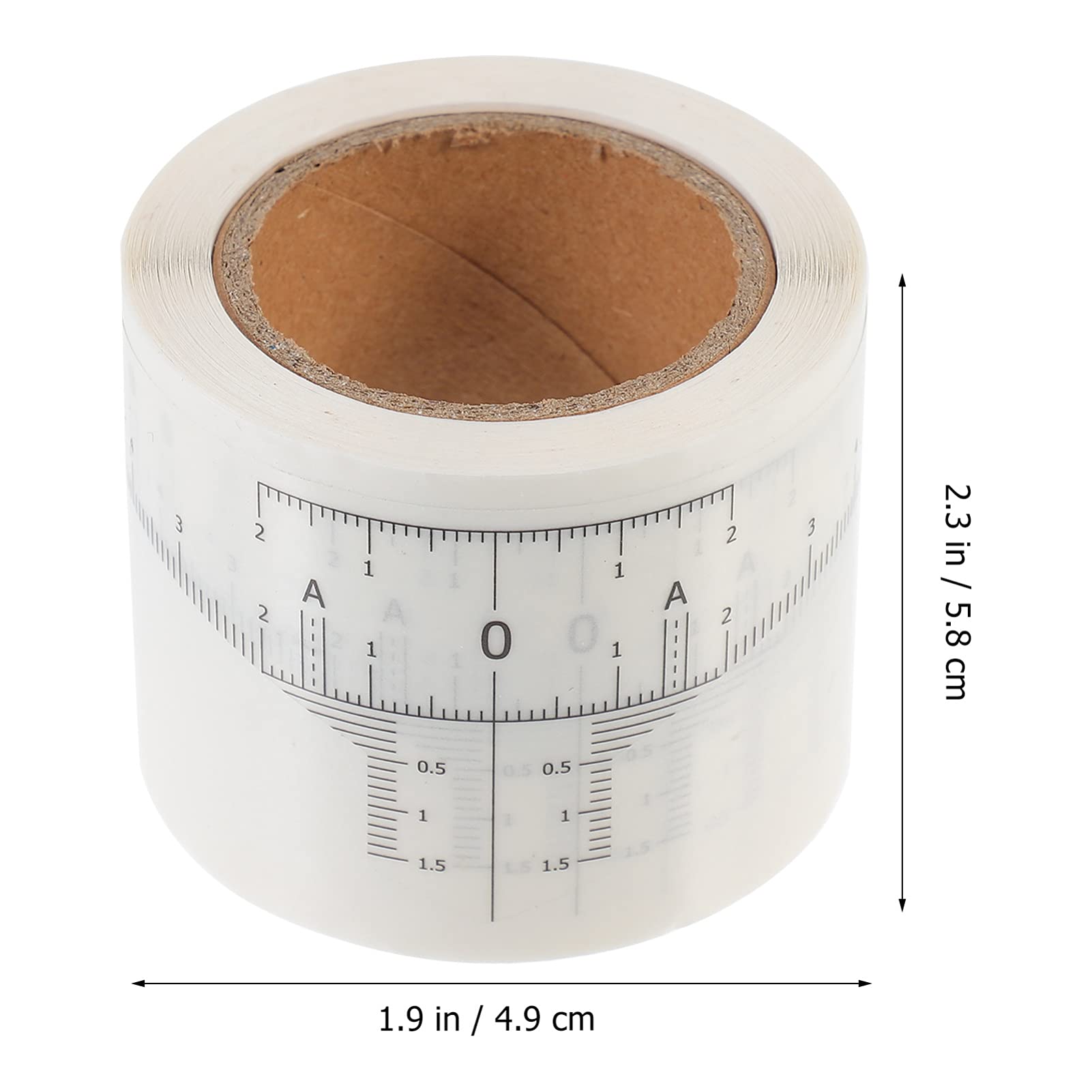 FRCOLOR 5rotoli Righello Per Sopracciglia Riutilizzabile Strumento Di Misura Flessibile Per Trucco Con Etichette Per Disegnare Sopracciglia Accessorio Di Bellezza Per Principianti e