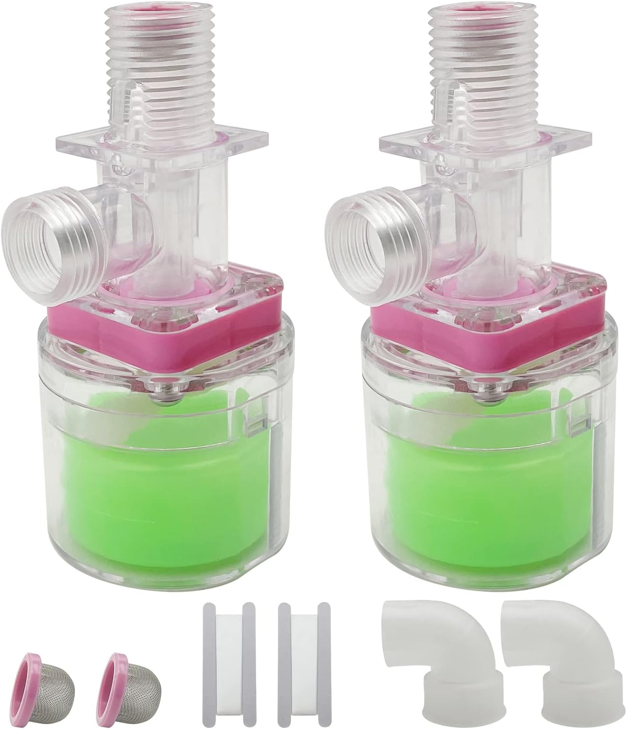 Transparency Water Float Valve, Water Level Control Water Tank Traditional Float Valve Upgrade (1/2" UP)