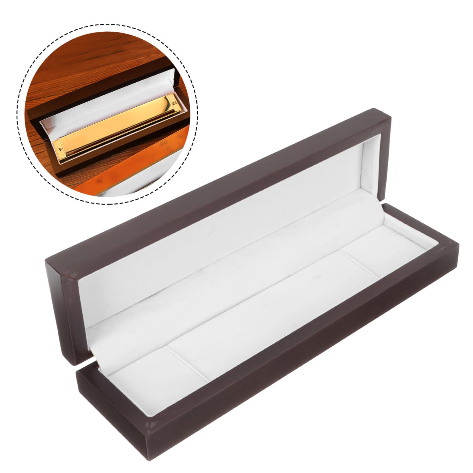Étui Harmonica Alasum - Tissu Oxford Noir - Protection Rigue - 21x7x2cm - Portable & Léger