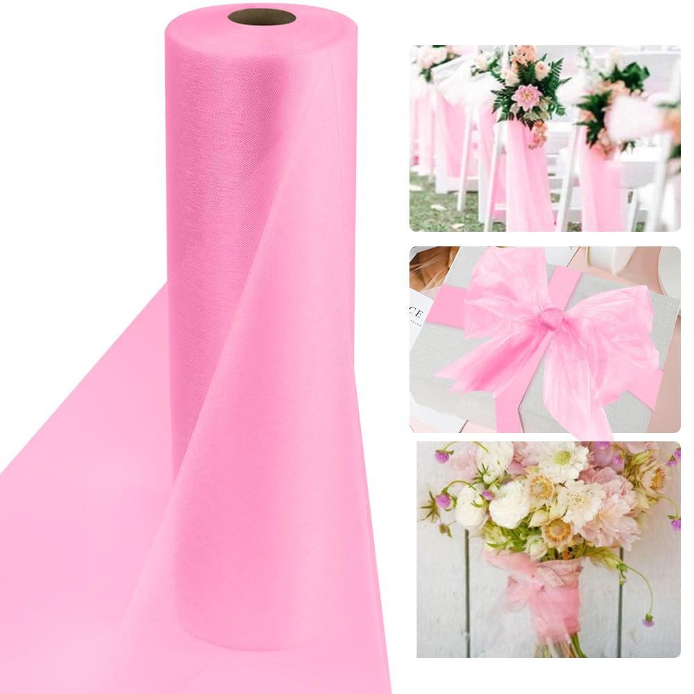 Lot De 18 Rouleaux De Tulle Allazone - 11 Couleurs + Accessoires Couture Pour Déco Fête