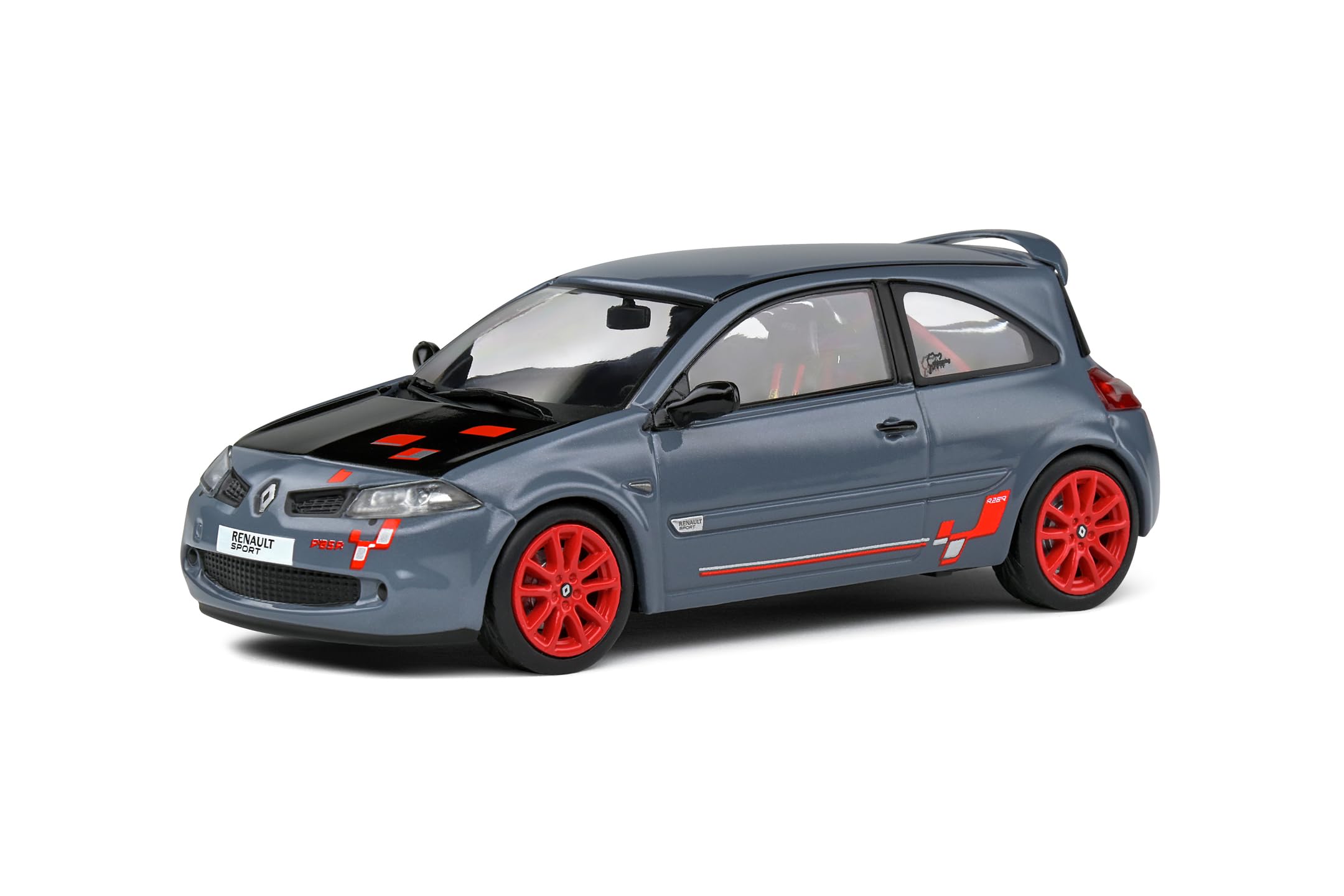 Solid 4310203 Renault - Megane Rs R26-R 2008 - Grey Red - 1/43
