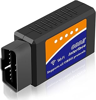 OBD2 Scanner WiFi Car Engine Fault Code Reader Reset Adapter for iPhone iOS Android Windows, Auto Check Clear Engine Light CAN ODB2 Diagnostic Scan Tool