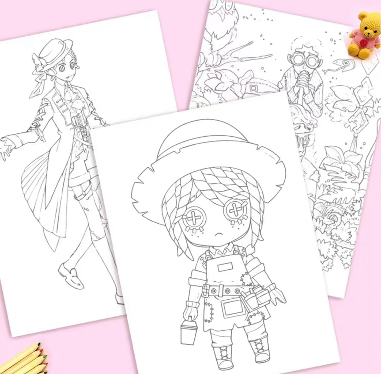 Amazon.co.jp: CHENGZI 第五人格 ぬりえ帖 スケッチ本 子供