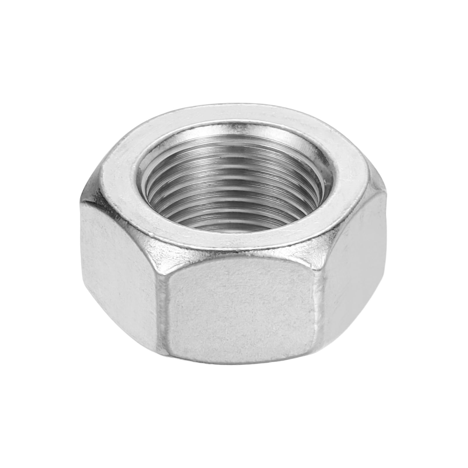 sourcing map M27x2mm Hex Nuts, 304 Stainless Steel Metric Fine Thread Hexagon Lock Nuts Fasteners for Machinery Automotive Industrial Use, 41mm / 1.61" Width 22mm / 0.87" Height