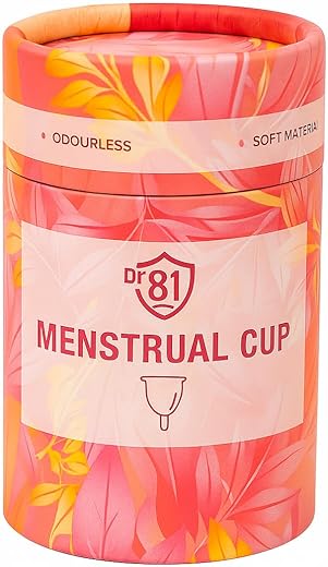 Dr. 81 Menstrual Cup – Soft, Odourless & Reusable Feminine Hygiene Product | Eco-Friendly Period Solution | Comfortable Fit & Leak-Proof Design...