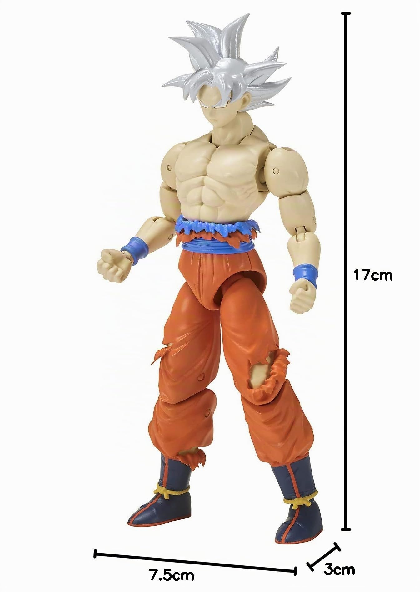 BANDAI - Dragon Ball Super - Figura Dragon Star 17 cm - Goku Ultra Instinto - 35994