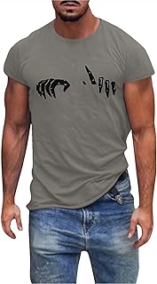COOFANIN T-Shirts for Men Halloween Mens Skull Shirt Tomb Shirt Halloween Shirt Men Halloween Shirt Mens Cosplay Day of The Dead Mens Costume Kids Halloween Shirt Halloween UK Sales Clearance