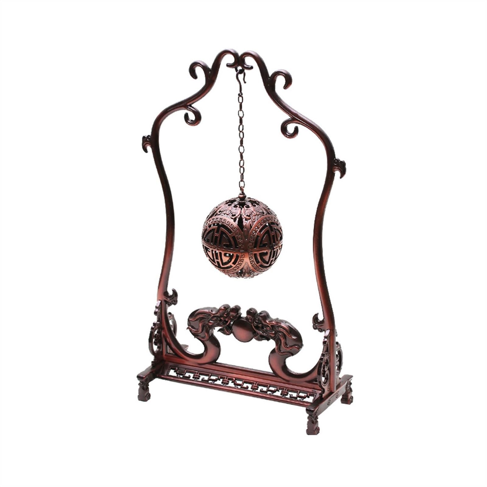 Incense Burner Antique Personalized Hanging Incense Holder Retro Chinese Spherical Backflow Burner