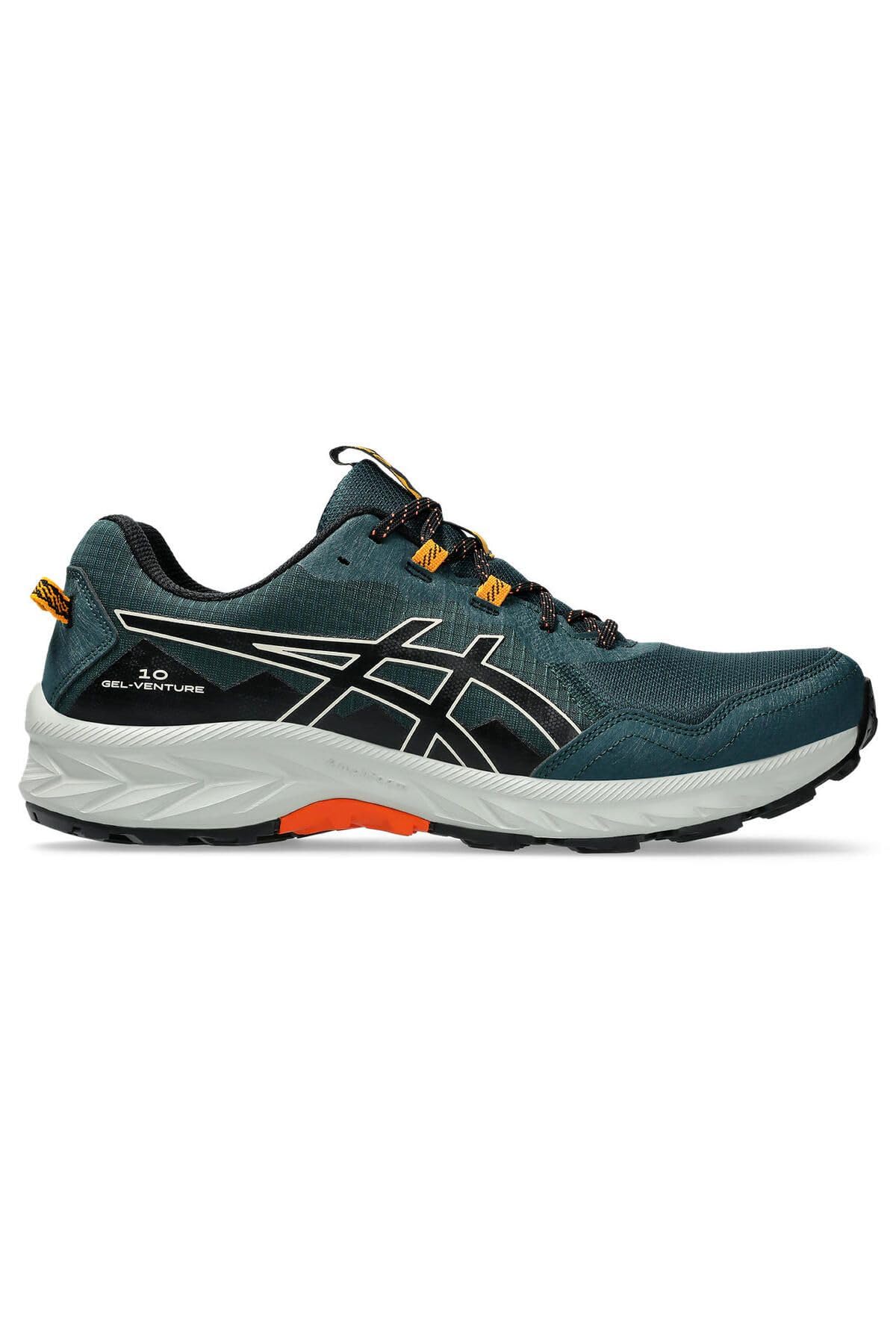 ASICS GEL-VENTURE 10 Laufschuhe Herren in black-graphite grey, Größe 46 1/2 - schwarz