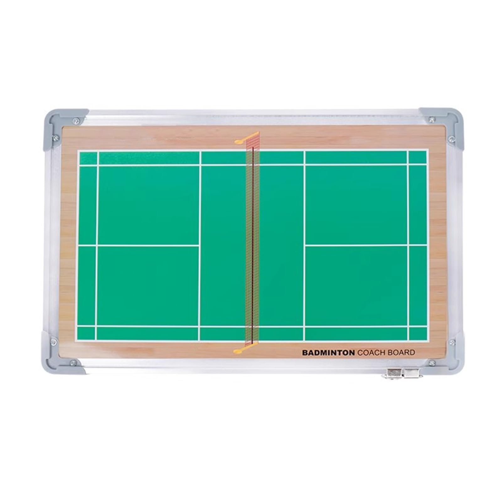 Carpeta Entrenamiento, Kit Entrenamiento Fichas Magneticas, Pizarra Tactica, Tablero de Entrenamiento de Bádminton Táctico Premium, Diseño de Gancho de Acero Inoxidable