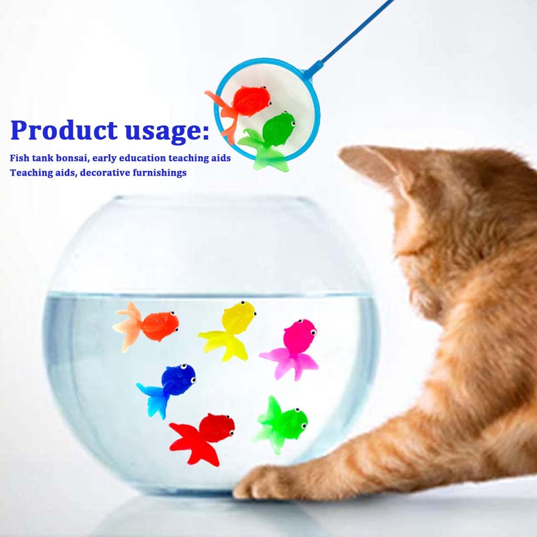 Zerodis Jouets empilables de poisson 6pcs Jouets Empilables de Bain de