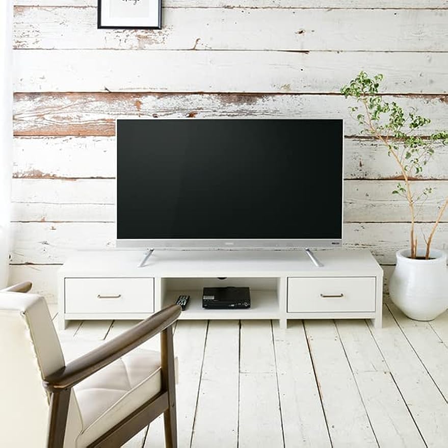 テレビ台120cm 52インチ対応 ホワイト 木目調 テレビボード TV台  