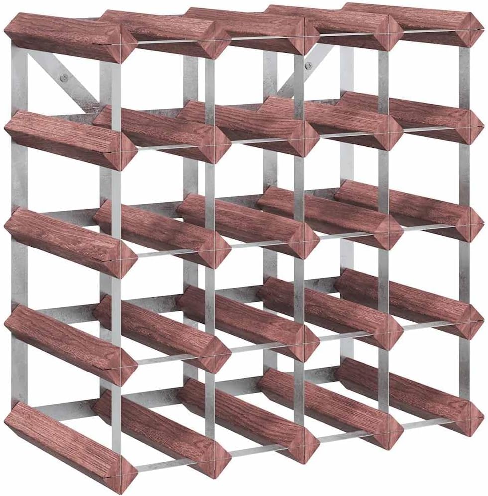 Soporte para vino vidaXL, madera pino, capacidad 20 botellas