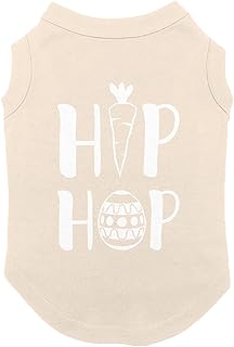 Hip Hop Carrot & Egg - Music Rap Pun Dog Shirt (Natural, Medium)