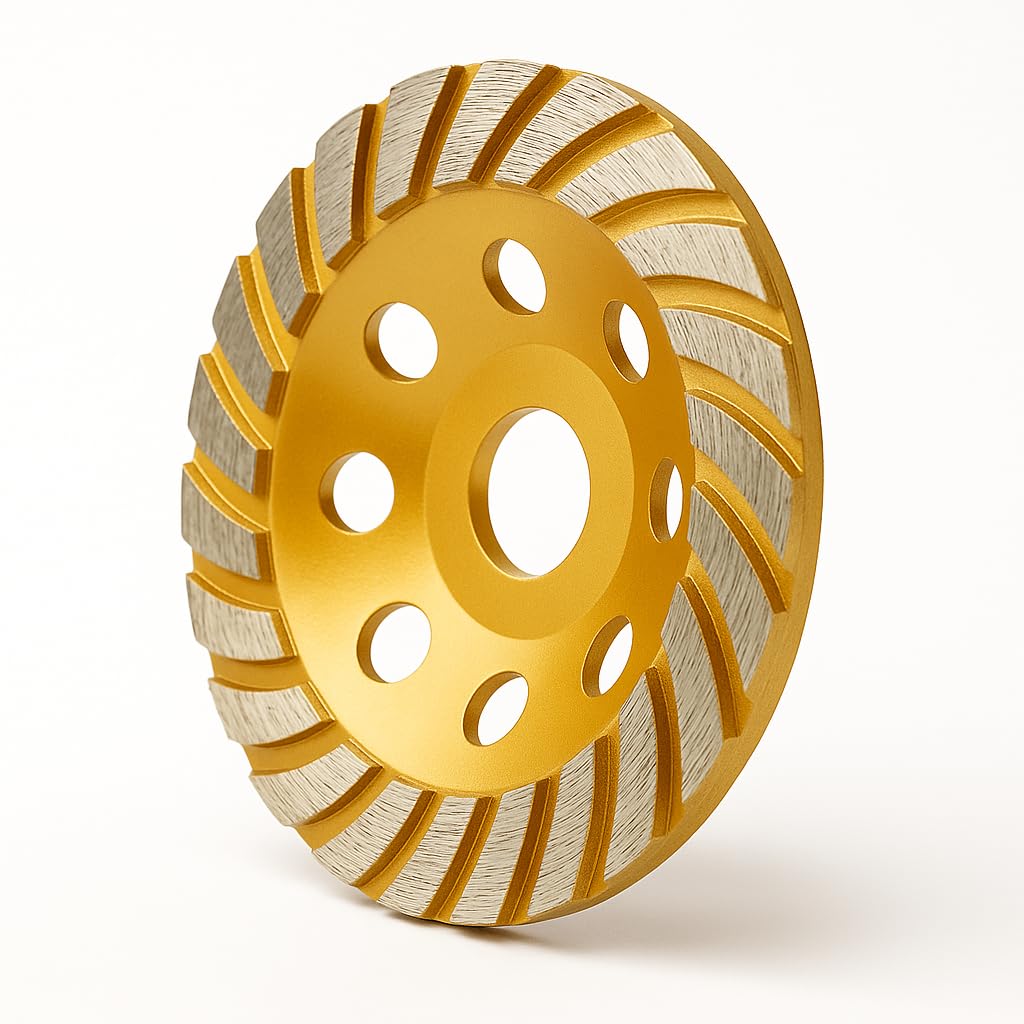 Lot De 3 Sabots De Meulage Diamantés Trapézoïdaux Pour Béton, Coupe