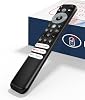 Voice Remote Replacement Compatible with TCL Google TV Remote, for QM8 QM7 Q7 Q6 Q5 S5 S4 S3 Series 4K UHD HDR LED QLED QD-Mini LED Full-HD Smart TVs Not Applicable to Roku TVs
