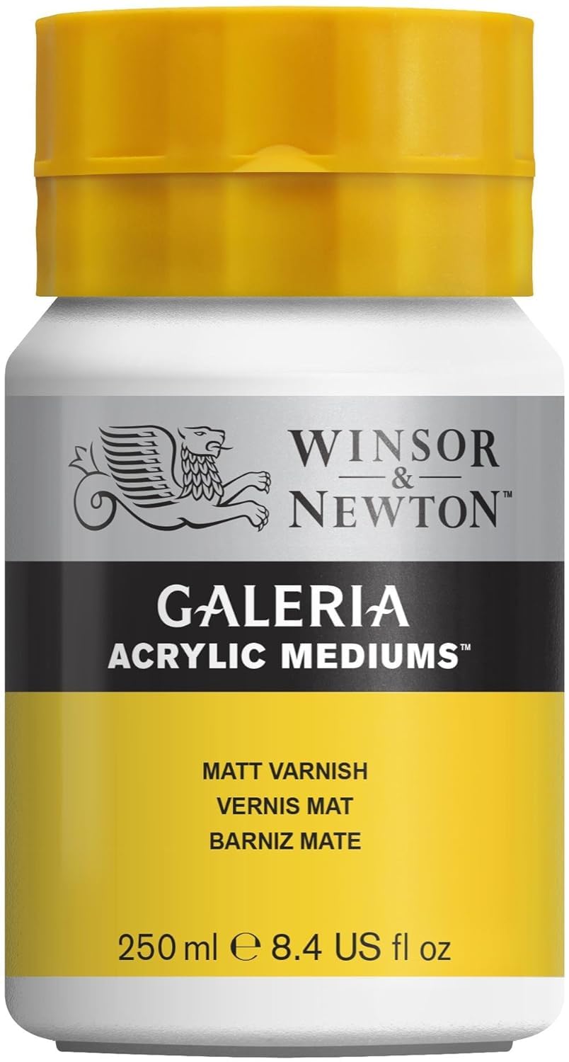 Winsor & Newton Galeria Acrylic Matte Varnish, 8.4-oz (250ml) Jar