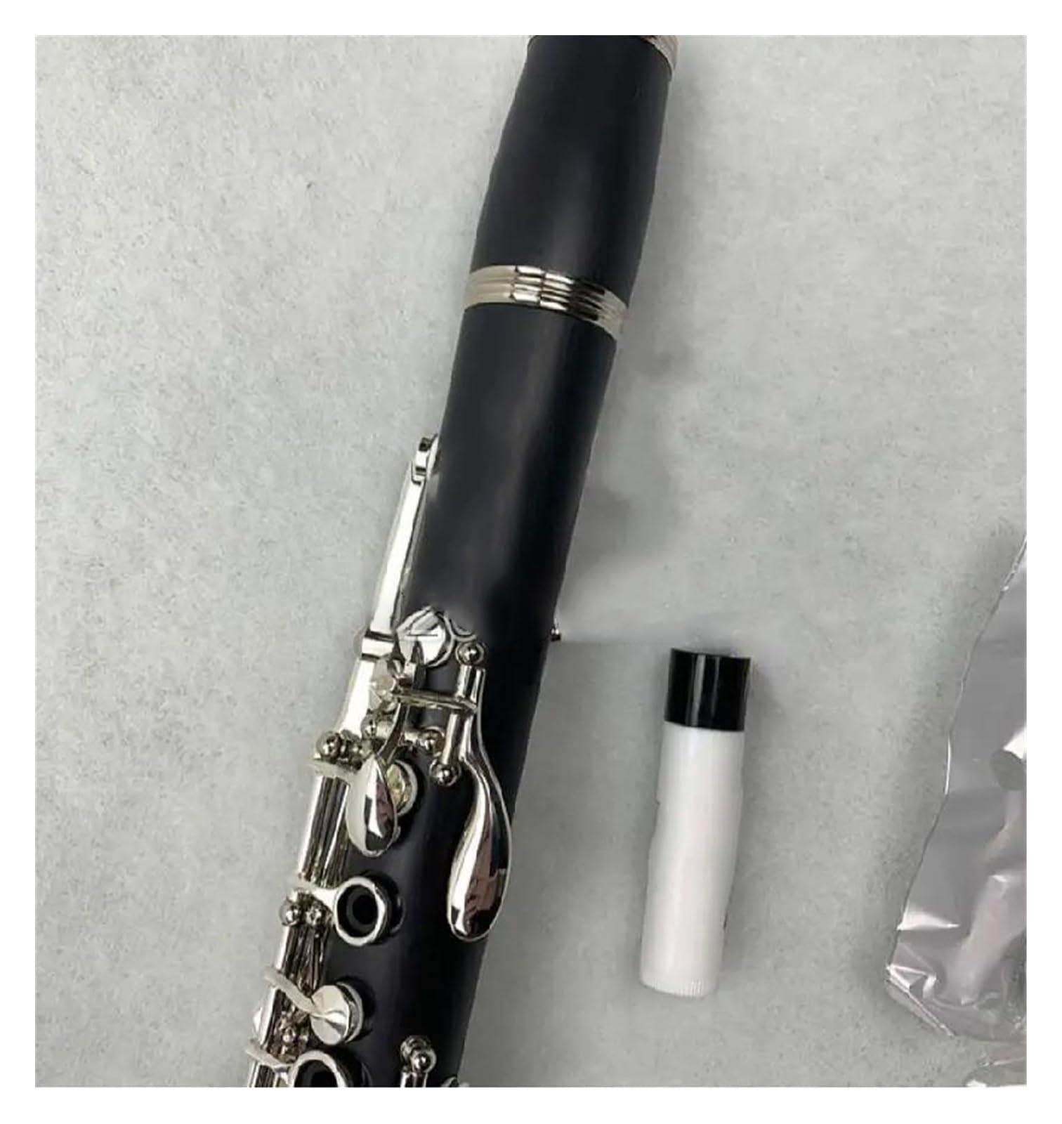 klarnet Jasny wygląd 17 klawiszy Bb klarnet bakelit B płaski Instrument muzyczny z akcesoriami do futerału ustnik