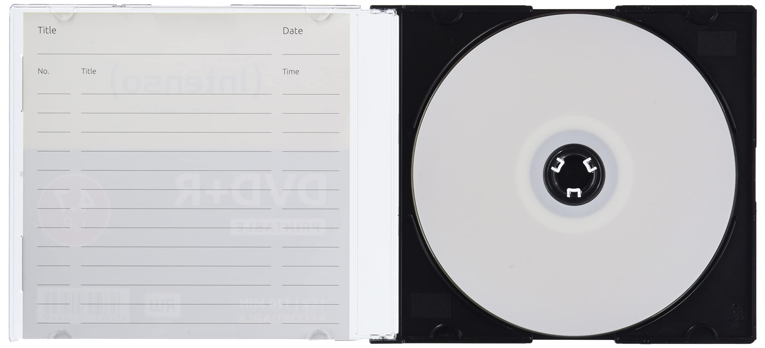 Intenso DVD+RW 4.7GB Printable DVD-Rohling Interno Unidad de Disco óptico