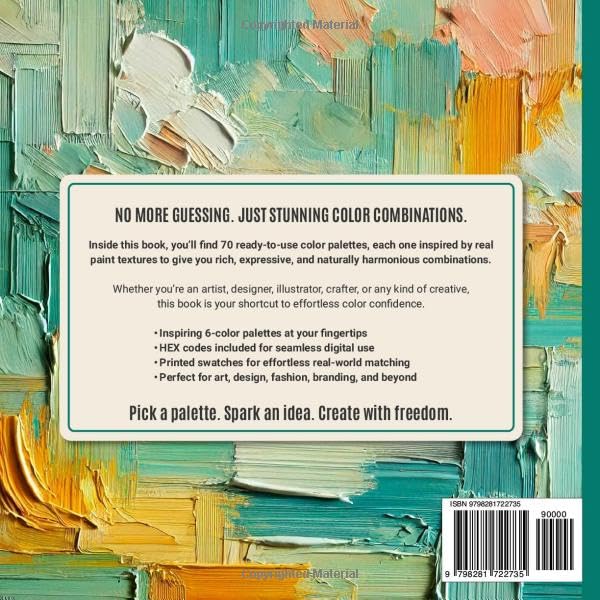 Curated Color Palettes for Artists, Creatives, Graphic Designers, and Interior Designers: Ready-to-Use Brushstroke Inspired Color Combinations - Image 2