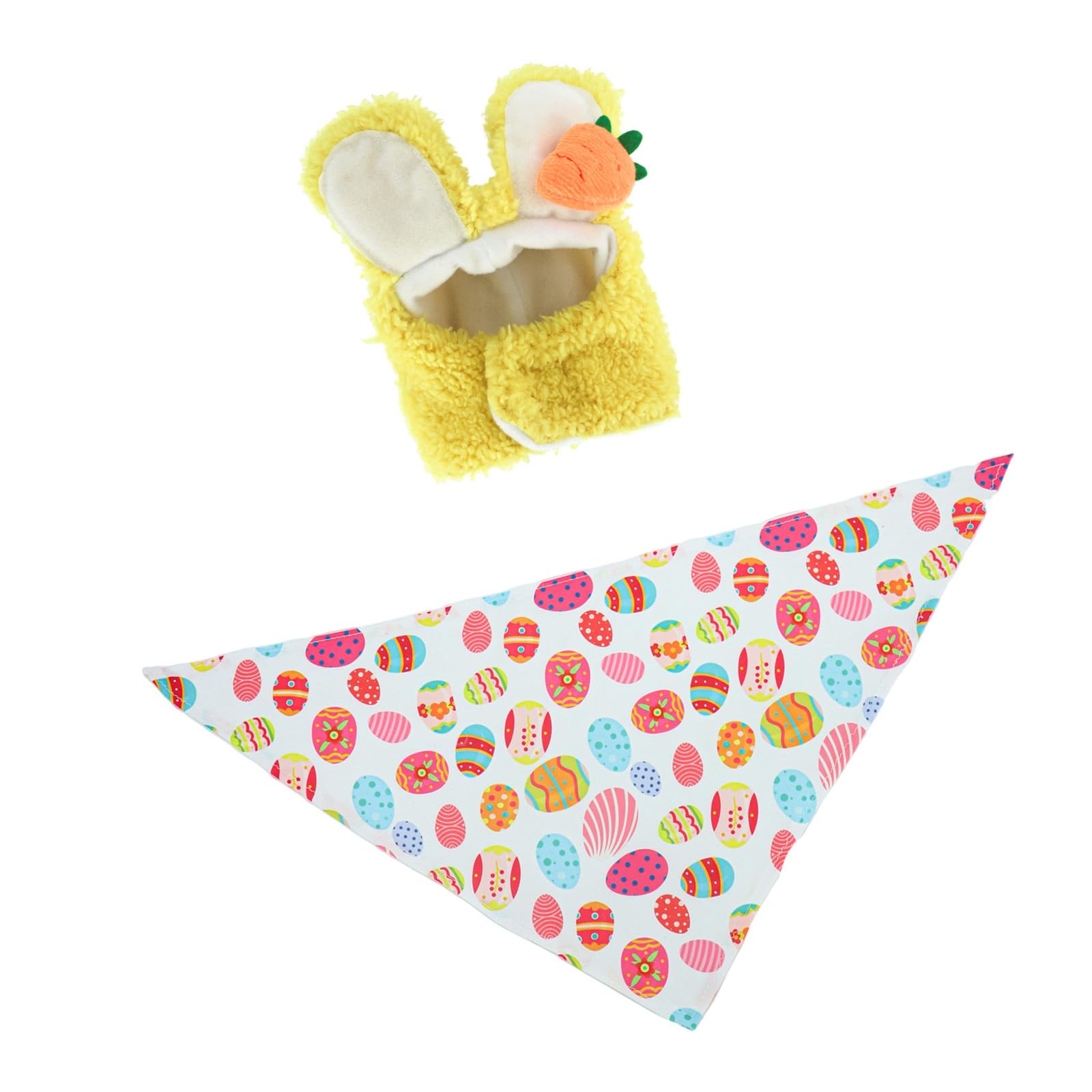 Kalttoy Geese Outfit Set Including Scarf Rabbits Hat for Holiday Festivities Seasonal Decoration Porch Outfit