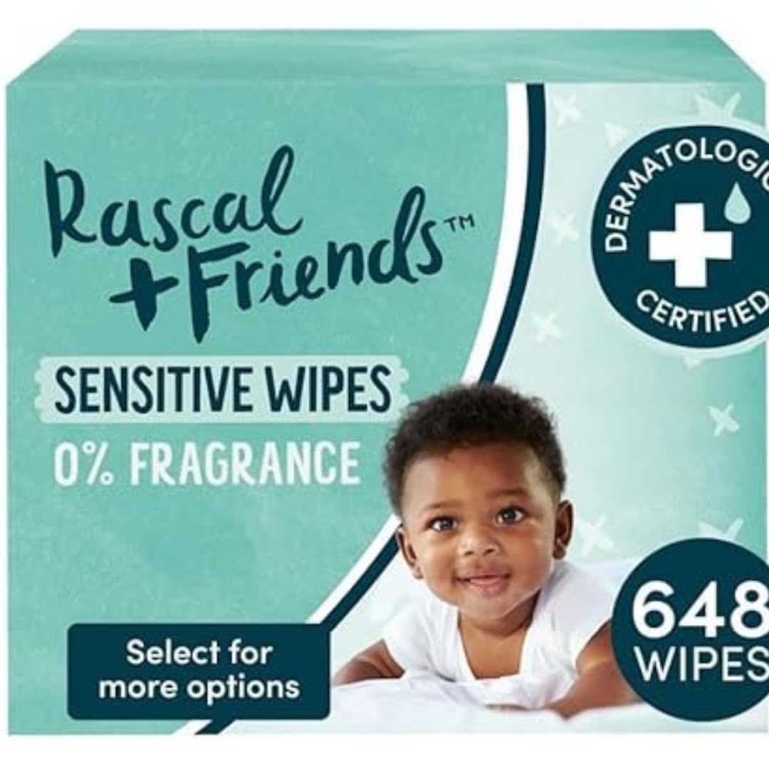 Rascal + Friends Sensitive Baby Wipes (648)