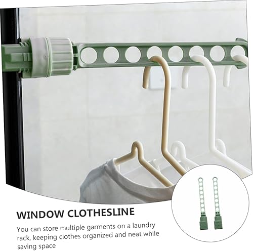 Miniatura 7 de Perchas plegables para pantalones, tendedero retráctil de 8 agujeros, estante de secado para ahorrar espacio