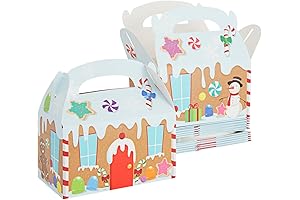 Juvale Gingerbread Treat Boxes