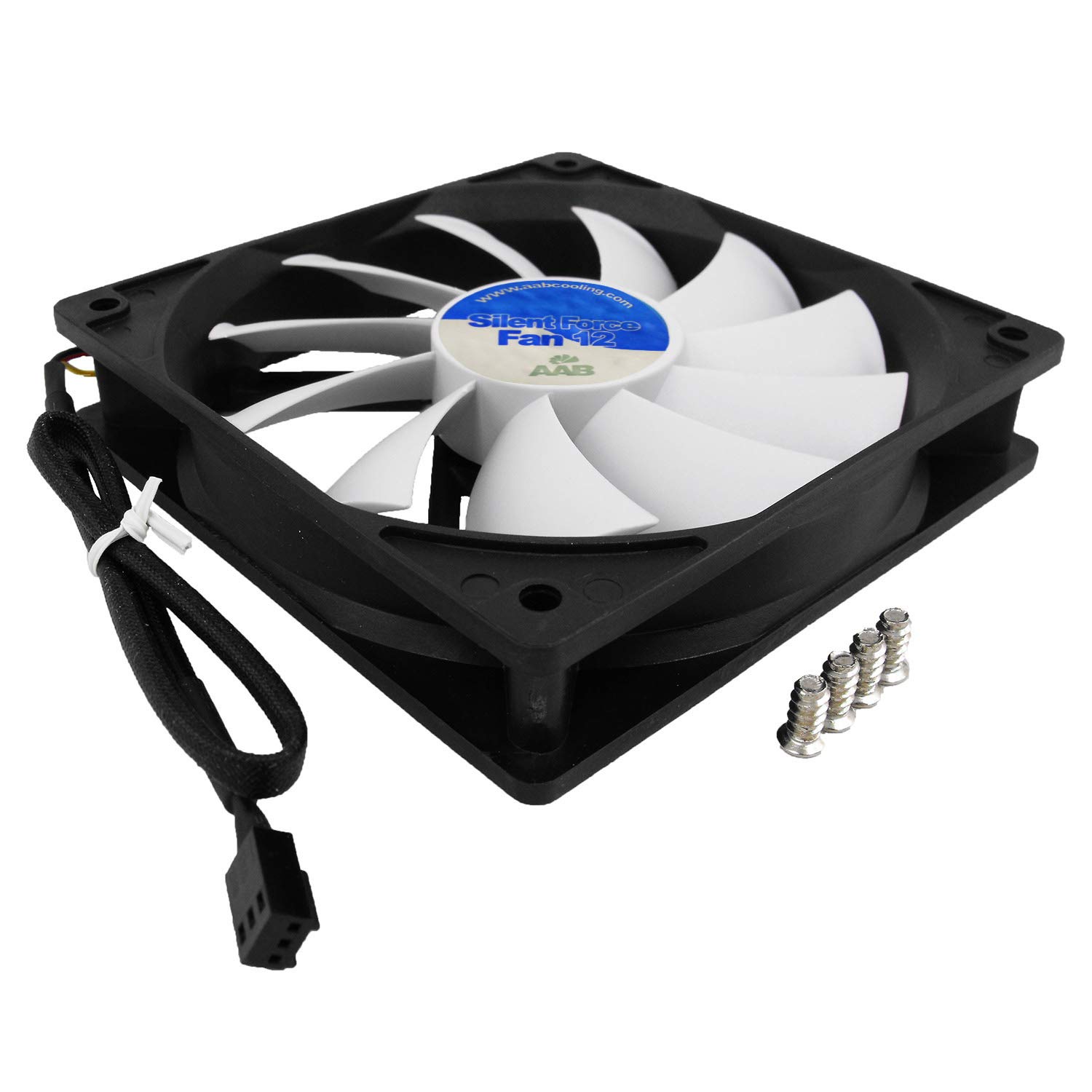 AABCOOLING Silent Force Fan 12 - Un Silencioso y Muy Efectivo Ventilador PC, Ventilador 120mm, Cooler, Ventilador 12cm, Ventiladores, 97 m3/h, 1100 RPM - 3 Piezas 12,9 dB(A)