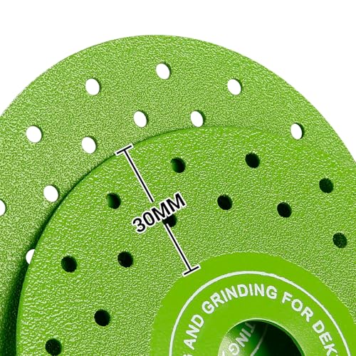LOZLIN 3PCS 115MM Vacuum Brazed Ultra-Thin Multi-Pore Flat Abrasive Sheet Disc for Porcelain Glass Ceramic Tile Granite Marble Diamond Saw Blade - Image 4
