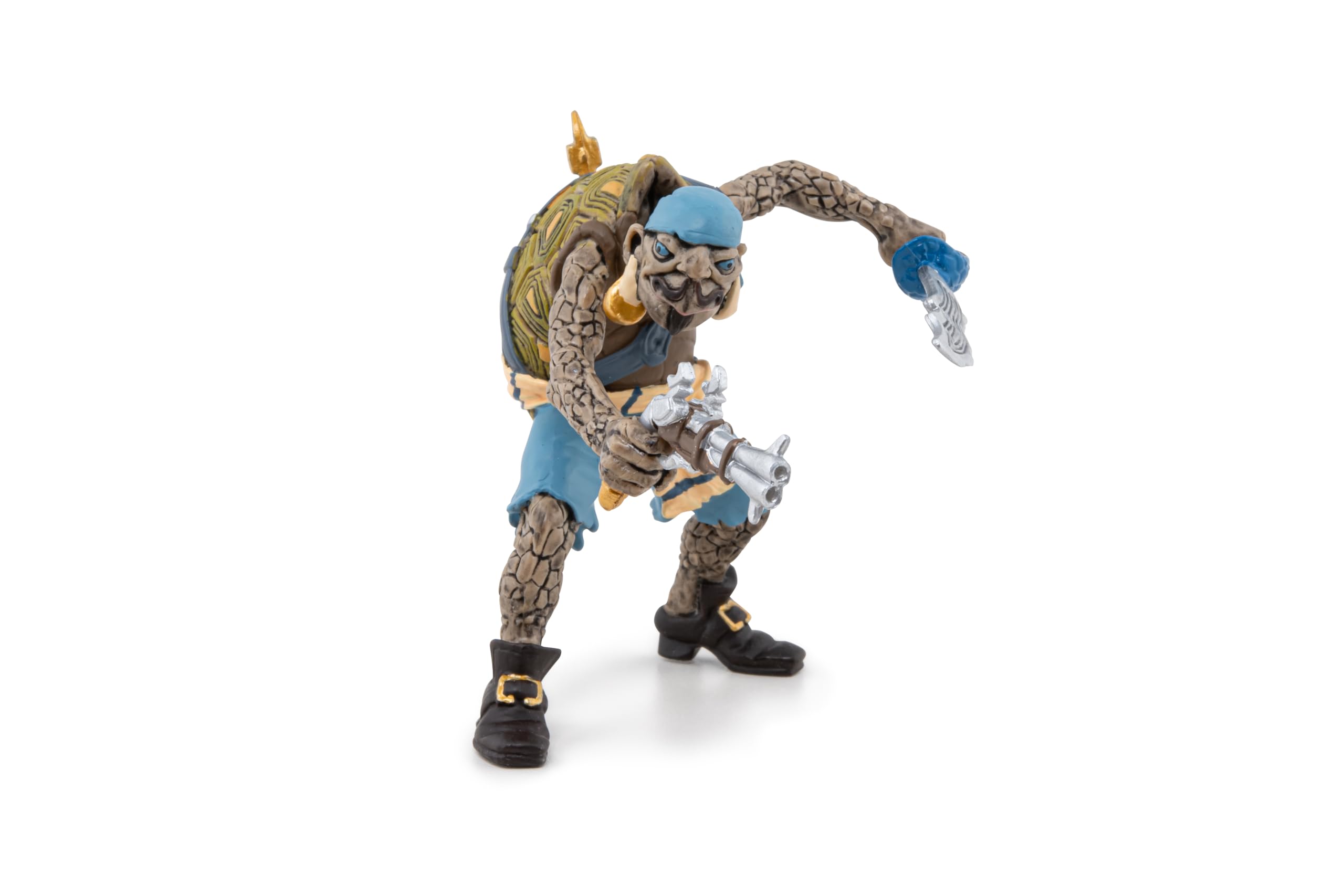 Papo, Realistic Mutant Turtle Pirate Figure, Ages 3+, Pirates Collection, Creative Play Fantasy Adventure - Image 2