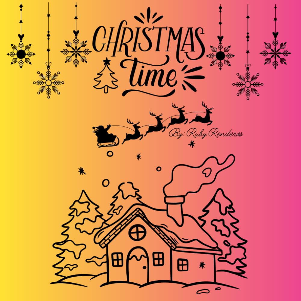 Simple & Cute Christmas Coloring Book for Kids: Easy Holiday Coloring Pages with Bold Lines for Toddlers & Preschoolers | Santa, Penguin, Snowman & Festive Fun