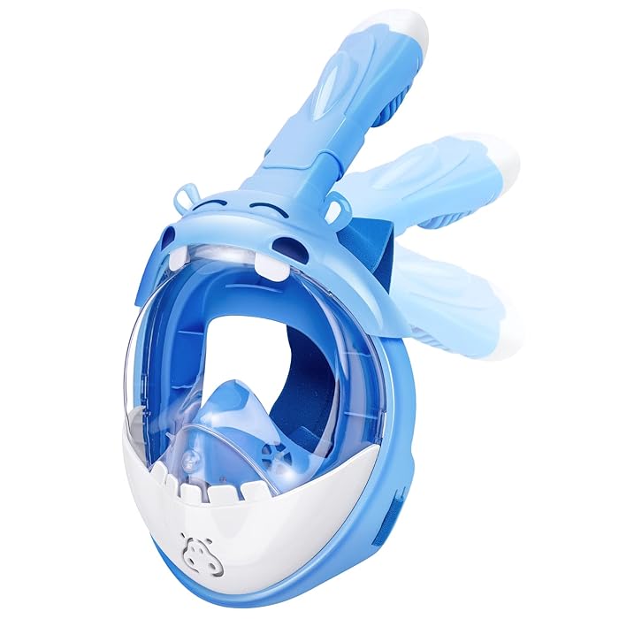 Buy Snorkel Mask for Kids,Full Face Snorkeling Mask for Boys Girls,180