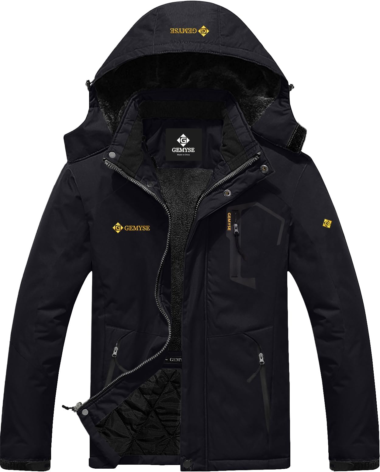 Men's Mountain Waterproof Ski Snow Jacket Winter Windproof Rain Jacket