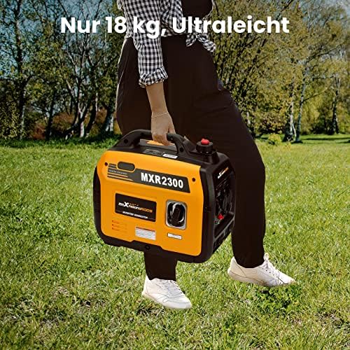 Bild 5 - maXpeedingrods 2300W Inverter Stromerzeuger Superleise Tragbarer für Outdoor Camping Wohnmobil 4 Takt Leicht Notstromaggregat Benzin für Reise Garage, Wohnwagen mit USB und 230 V Steckdosen