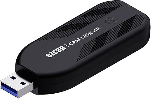 Ezcap 331 Cam Link 4K, USB 3.1 Grabación de tarjeta de captura a través de DSLR, videocámara y Action Cam, etc. Transmisión y grabación de 1080P60 o