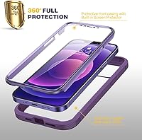 Vista 727 de Diaclara - Funda diseñada para iPhone 15 Plus de 6.7 pulgadas, transparente, cuerpo completo, con protector de pantalla, resistente de protección